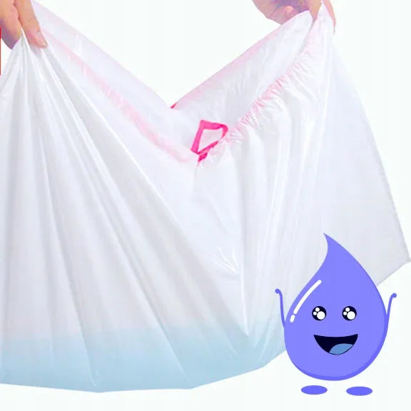 Tvirti maišai kačių kraiko dėžutei Dumil MOCNE XL su juostele, 40 vnt.