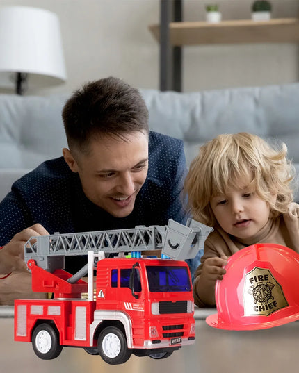 MalPlay gaisrinės automobilis su šviesos ir garso efektais 1:20