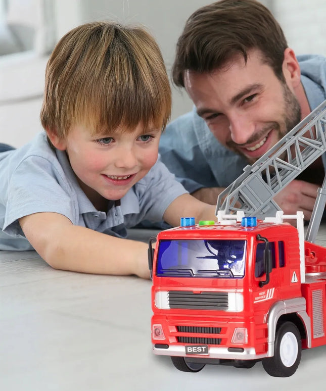MalPlay gaisrinės automobilis su šviesos ir garso efektais 1:20