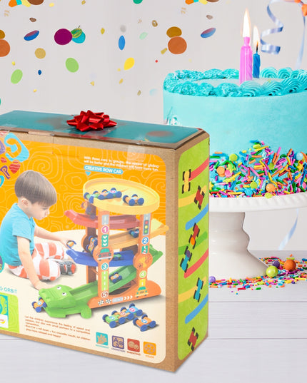 ŽAISLŲ AUTOMOBILIŲ EJEKTORIUS, ČIUOŽYKLA, BALANSUOJANTI TAKO dalis, GYVATĖS FORMOS AUTOMOBILIŲ TAKAS VAIKAMS