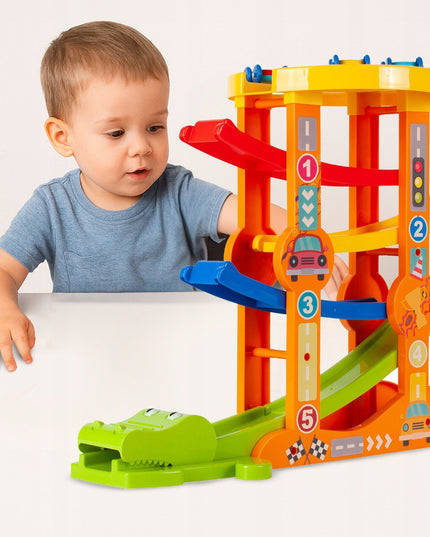 ŽAISLŲ AUTOMOBILIŲ EJEKTORIUS, ČIUOŽYKLA, BALANSUOJANTI TAKO dalis, GYVATĖS FORMOS AUTOMOBILIŲ TAKAS VAIKAMS