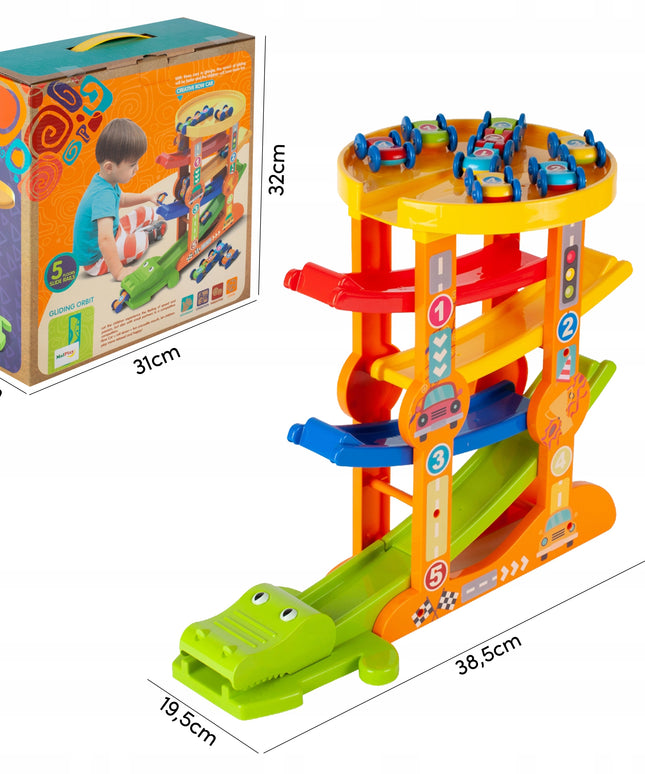 ŽAISLŲ AUTOMOBILIŲ EJEKTORIUS, ČIUOŽYKLA, BALANSUOJANTI TAKO dalis, GYVATĖS FORMOS AUTOMOBILIŲ TAKAS VAIKAMS