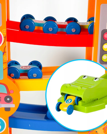 ŽAISLŲ AUTOMOBILIŲ EJEKTORIUS, ČIUOŽYKLA, BALANSUOJANTI TAKO dalis, GYVATĖS FORMOS AUTOMOBILIŲ TAKAS VAIKAMS