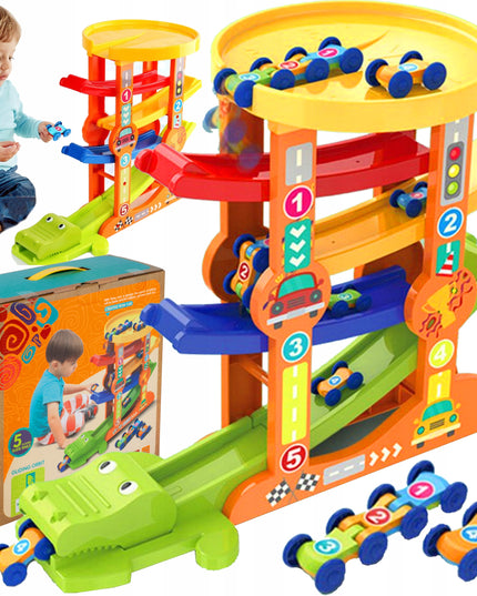 ŽAISLŲ AUTOMOBILIŲ EJEKTORIUS, ČIUOŽYKLA, BALANSUOJANTI TAKO dalis, GYVATĖS FORMOS AUTOMOBILIŲ TAKAS VAIKAMS