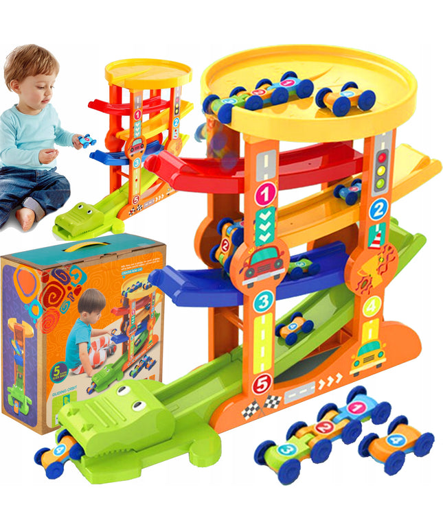 ŽAISLŲ AUTOMOBILIŲ EJEKTORIUS, ČIUOŽYKLA, BALANSUOJANTI TAKO dalis, GYVATĖS FORMOS AUTOMOBILIŲ TAKAS VAIKAMS