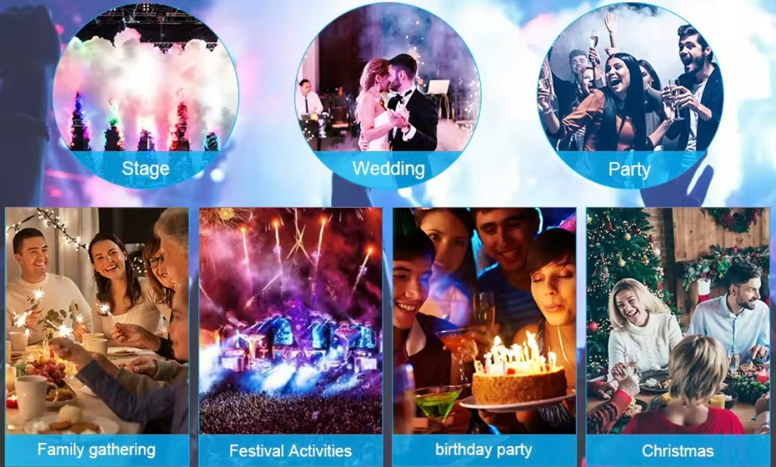 LED Dūmų generatorius PAROWNICA FOGGER 1200W