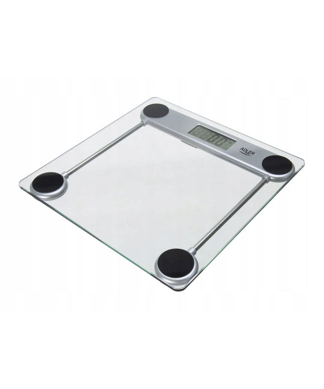 Adler AD 8121 tiksli elektroninė stiklinė vonios svarstyklė iki 150kg LCD
