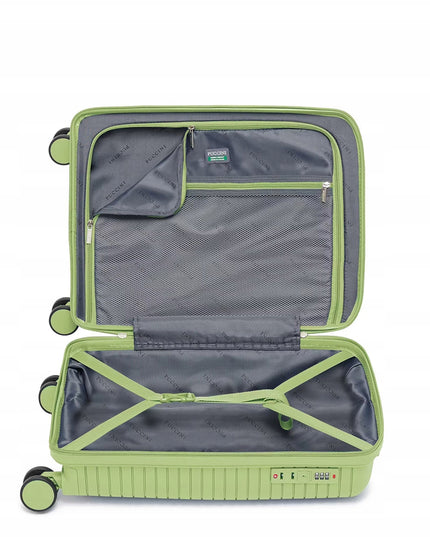 Rankinis bagažas Puccini Berlin - šviesiai žalias