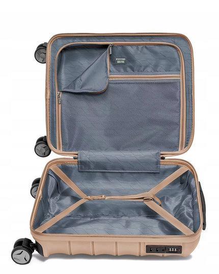 Kabininis lagaminas Puccini Cairo 31 l - auksinis