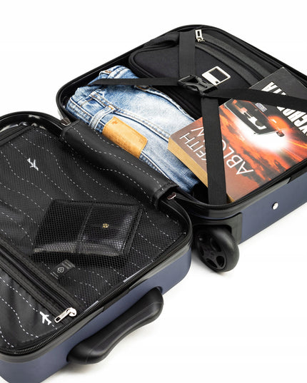 Kabininis lagaminas WIZZAIR su ratukais 40x30x20cm, rankinis bagažas ZAGATTO