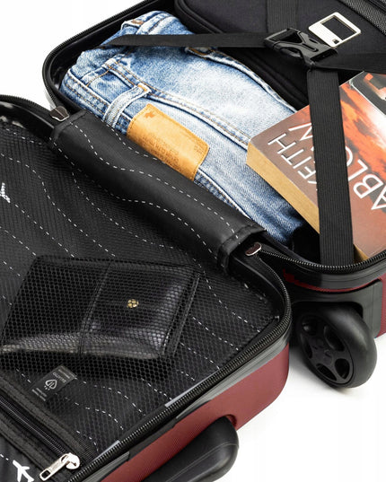 Mažas WIZZAIR salono lagaminas ant ratukų 40x30x20cm rankinis bagažas ZAGATTO