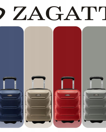 Mažas kabininis lagaminas ant ratukų WIZZAIR 40x30x20cm rankinis bagažas ZAGATTO