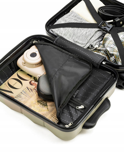 Mažas kabininis lagaminas WIZZAIR su ratukais 40x30x20cm rankinis bagažas ZAGATTO