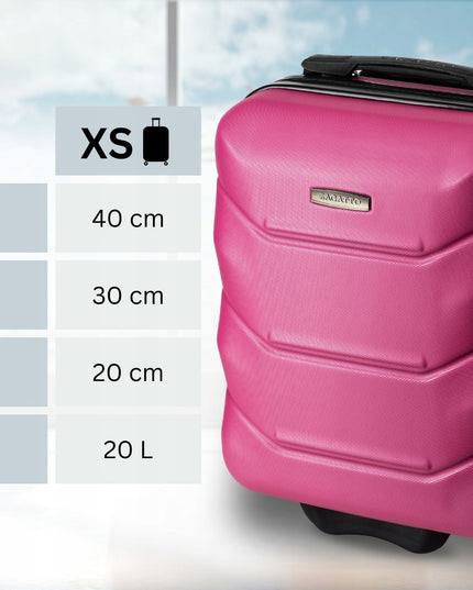 Mažas kabininis lagaminas WIZZAIR su ratukais 40x30x20cm rankinis bagažas ZAGATTO