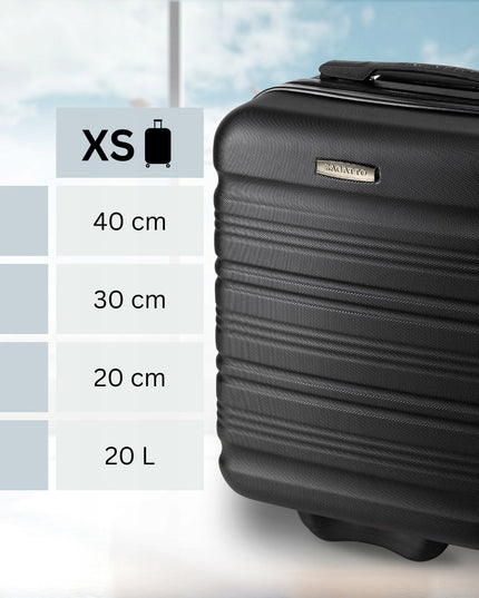 Mažas kabininis lagaminas WIZZAIR su ratukais 40x30x20cm rankinis bagažas ZAGATTO