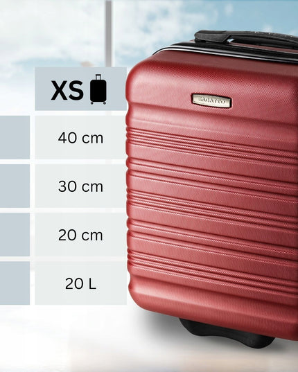 Mažas WIZZAIR salono lagaminas ant ratukų 40x30x20cm rankinis bagažas ZAGATTO