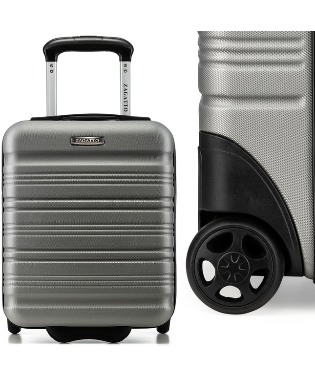 Mažas kabininis lagaminas WIZZAIR su ratukais 40x30x20cm rankinis bagažas ZAGATTO