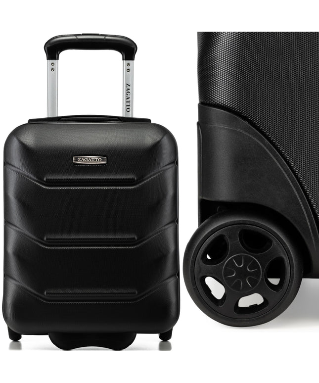 Mažas kabininis lagaminas WIZZAIR su ratukais 40x30x20cm rankinis bagažas ZAGATTO