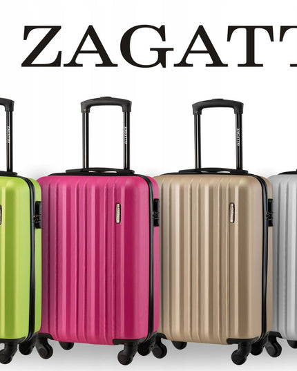 Kietas kabininis lagaminas su ratukais, 34,3 l, ZAGATTO