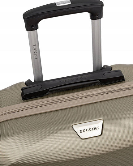 Rankinio dydžio lagaminas Puccini Paris 38 l - Šampano