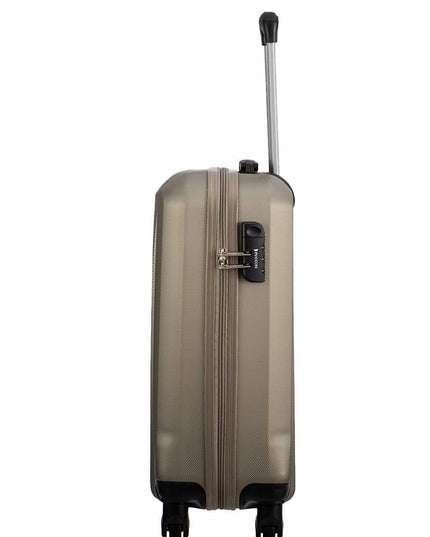 Rankinio dydžio lagaminas Puccini Paris 38 l - Šampano