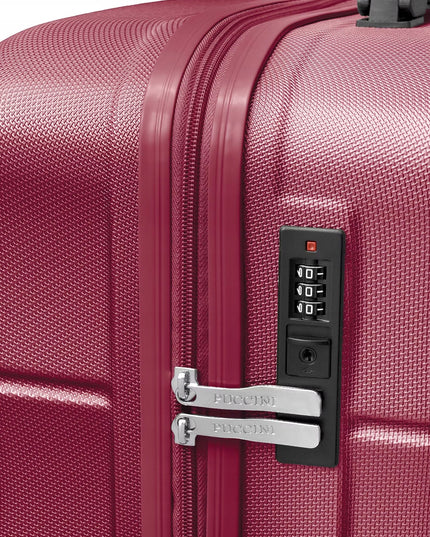 Mažas lagaminas Puccini Cairo 31 l - bordo