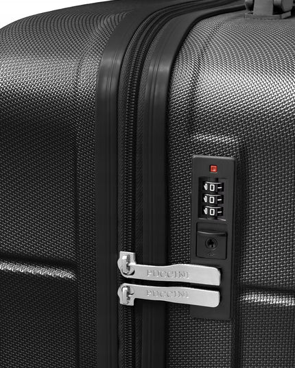 Mažas lagaminas Puccini Cairo 31 l - juodas