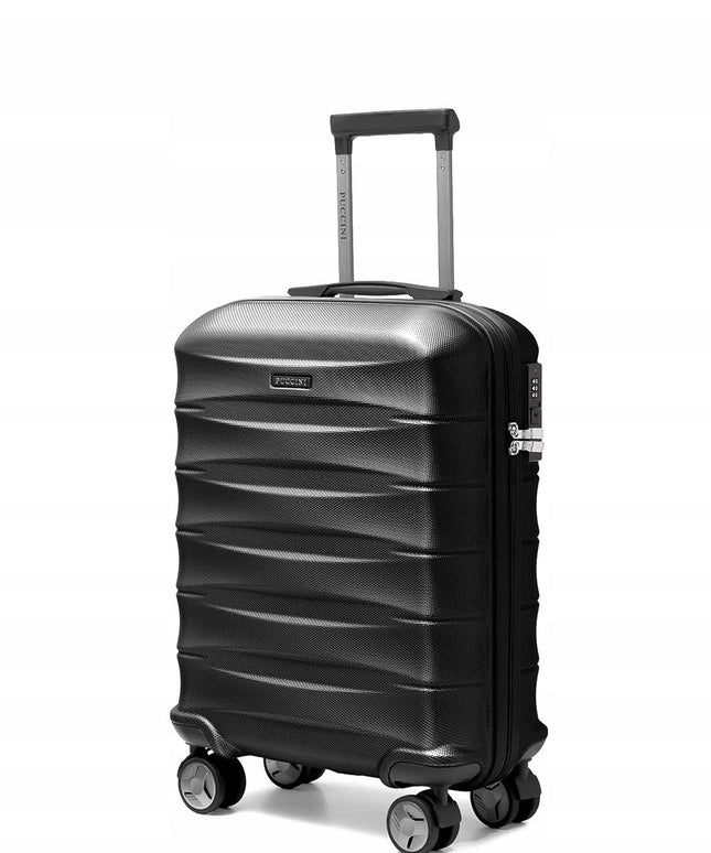 Mažas lagaminas Puccini Cairo 31 l - juodas