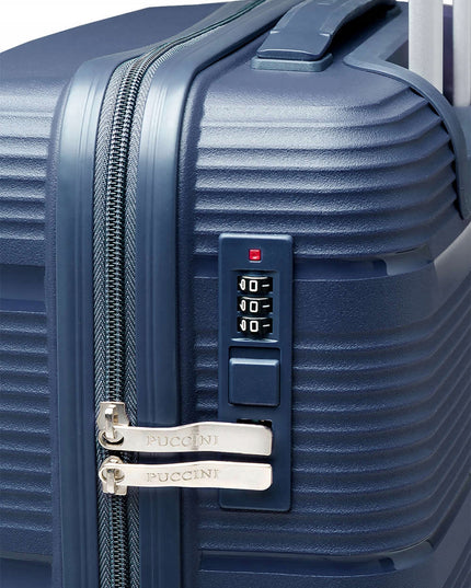 Mažas lagaminas Puccini Casablanca 36 l - tamsiai mėlynas