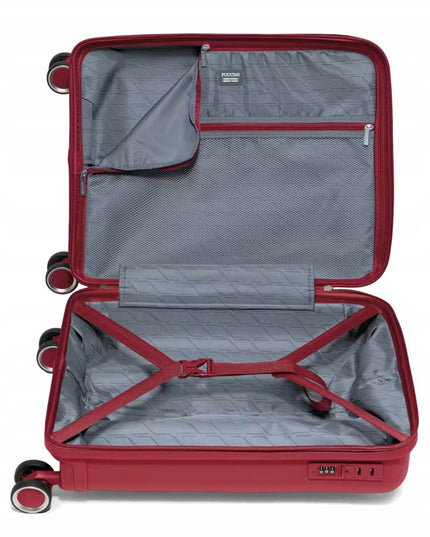 Mažas lagaminas Puccini Turin 29 l - raudonas