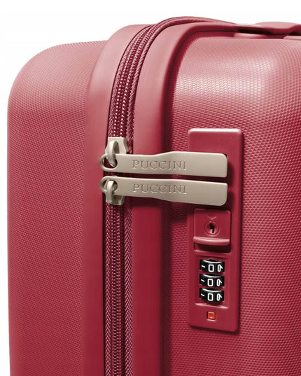 Mažas lagaminas Puccini Turin 29 l - raudonas