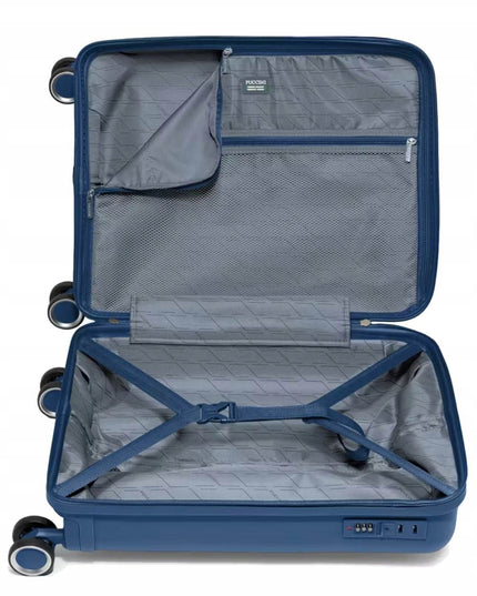 Mažas lagaminas Puccini Turin 54 x 21 x 39 cm - tamsiai mėlynas