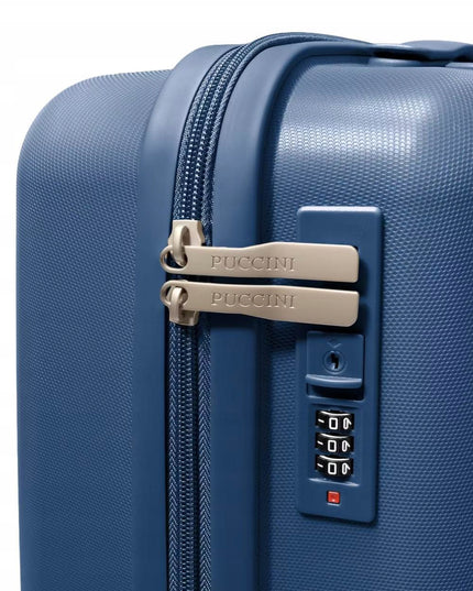 Mažas lagaminas Puccini Turin 54 x 21 x 39 cm - tamsiai mėlynas