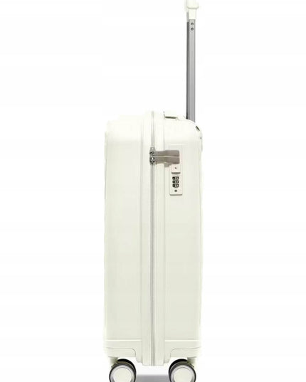 Mažas kietas lagaminas iš polipropileno Puccini Turin - baltas
