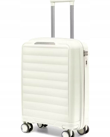 Mažas kietas lagaminas iš polipropileno Puccini Turin - baltas