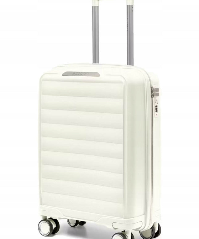 Mažas kietas lagaminas iš polipropileno Puccini Turin - baltas