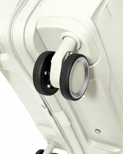 Mažas kietas lagaminas iš polipropileno Puccini Turin - baltas