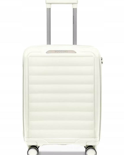 Mažas kietas lagaminas iš polipropileno Puccini Turin - baltas