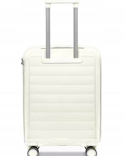 Mažas kietas lagaminas iš polipropileno Puccini Turin - baltas