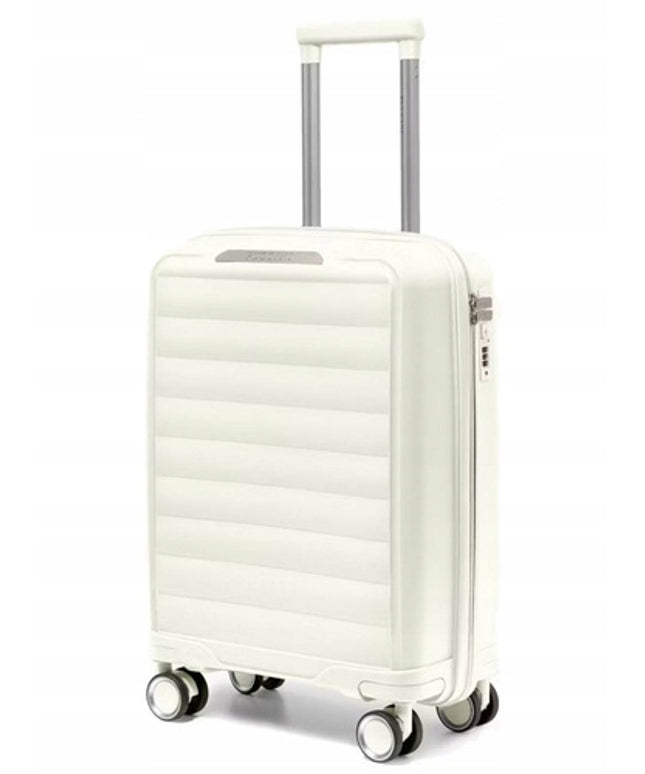 Mažas kietas lagaminas iš polipropileno Puccini Turin - baltas