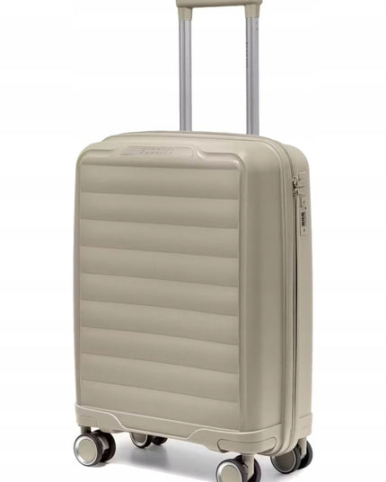 Mažas polipropileno lagaminas Puccini Turin - smėlio spalvos