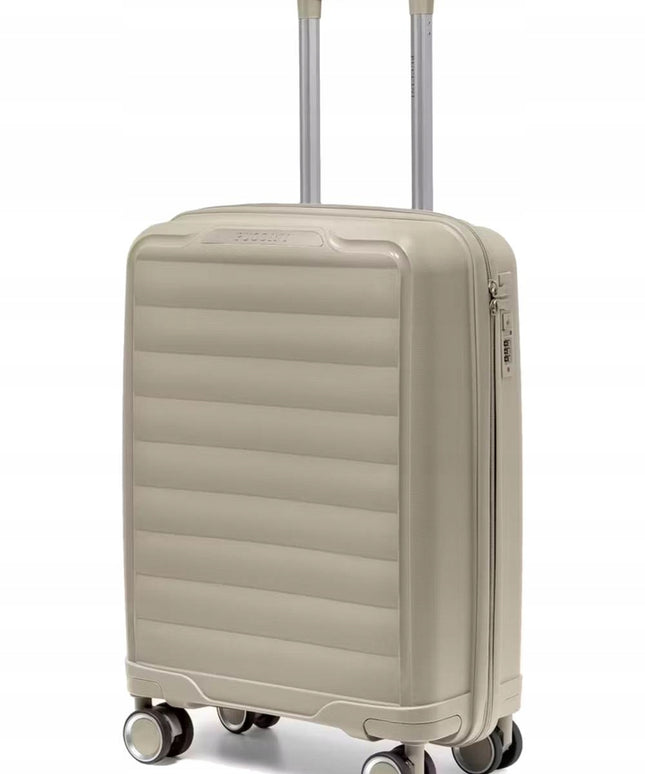 Mažas polipropileno lagaminas Puccini Turin - smėlio spalvos