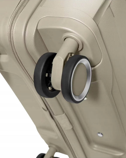 Mažas polipropileno lagaminas Puccini Turin - smėlio spalvos