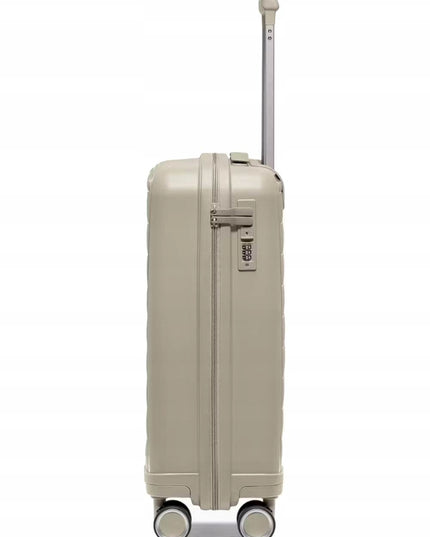 Mažas polipropileno lagaminas Puccini Turin - smėlio spalvos