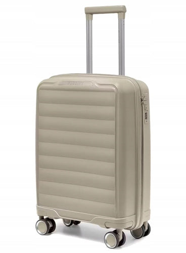 Mažas polipropileno lagaminas Puccini Turin - smėlio spalvos