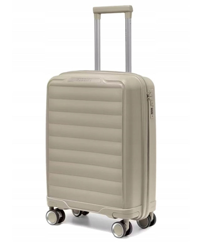 Mažas polipropileno lagaminas Puccini Turin - smėlio spalvos