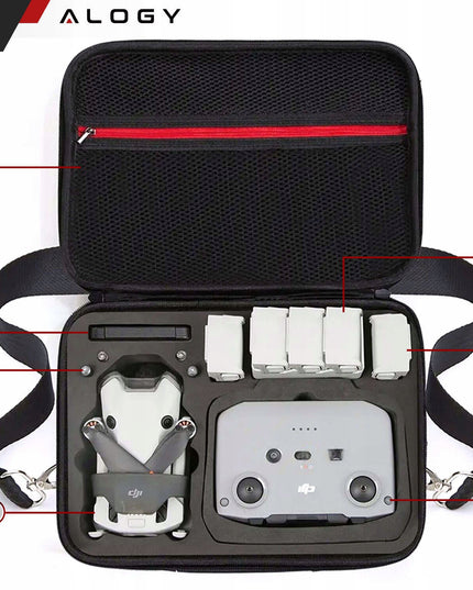 Vandeniui atsparus kietas dėklas dronui DJI Mini 4 Pro/Mini 3 Pro/Mini 3