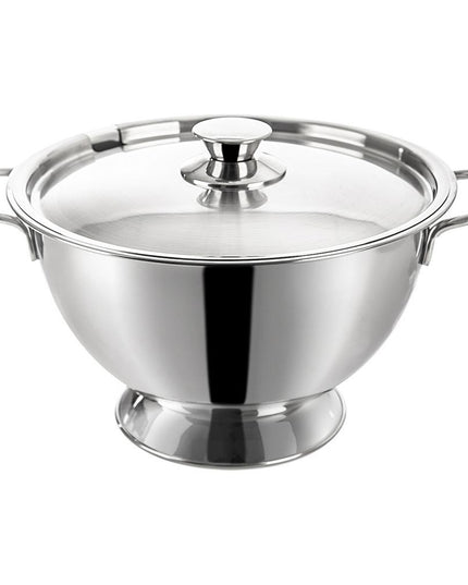 Plieninė sriubos vaza su dangčiu, 4,5L