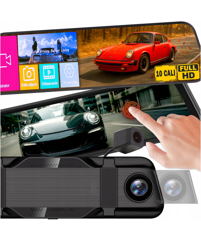 Automobilinis vaizdo registratorius Blow F610 Full HD 1920x1080 140° su atbulinės eigos kamera