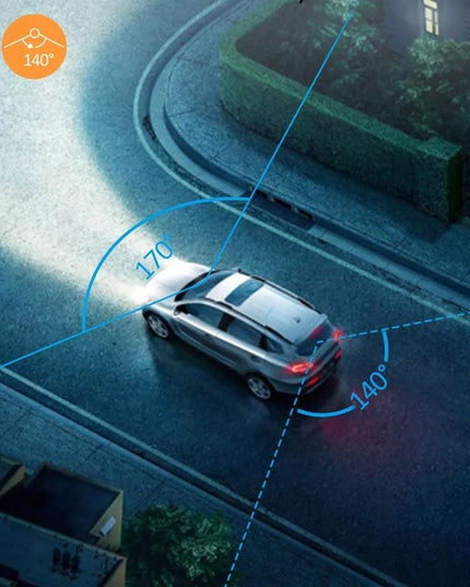 Automobilinis videoregistratorius Feegar Patrol su atbulinės eigos kamera, HDR ir Sony sensoriumi